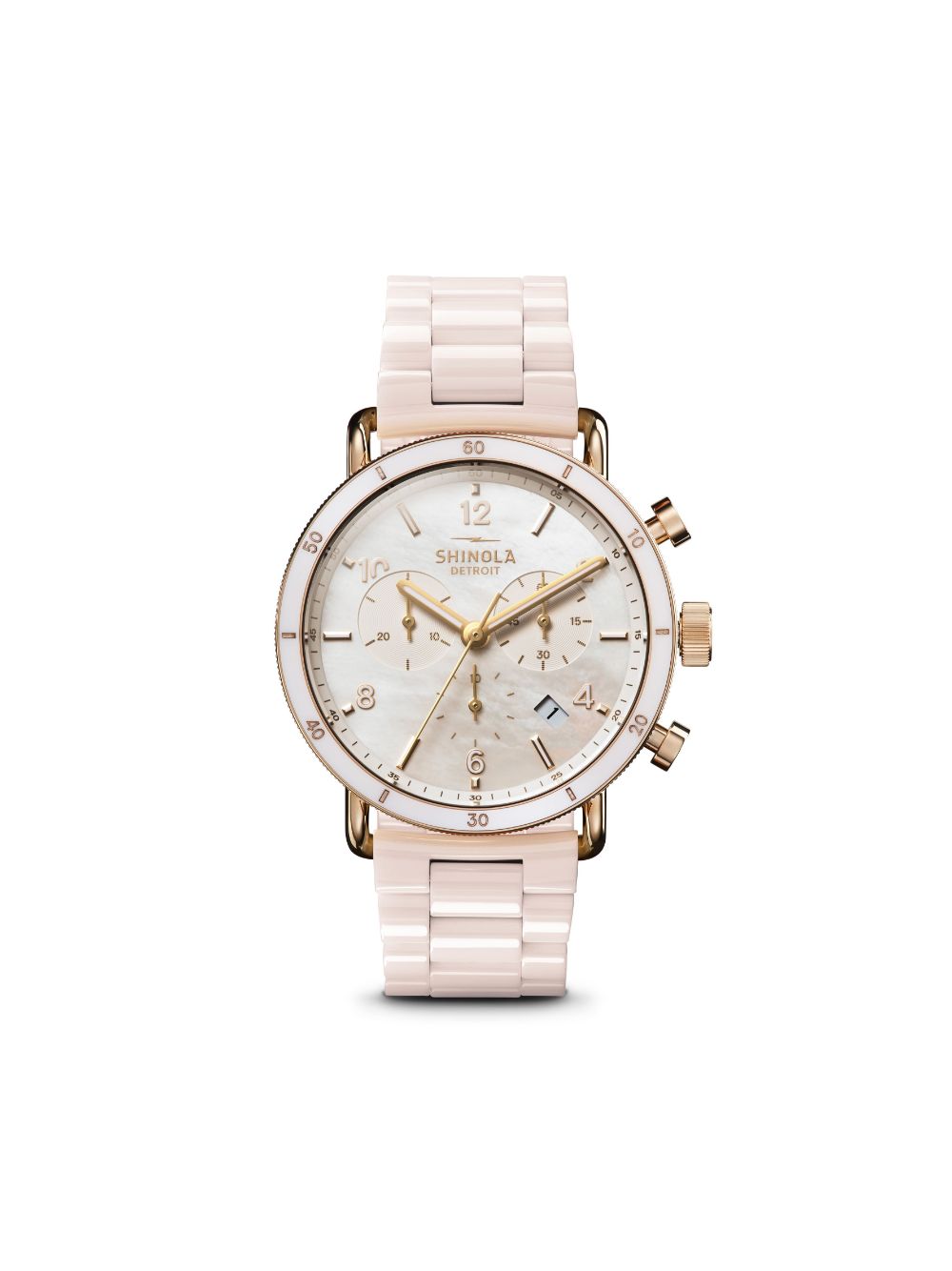 Shinola Canfield Sport 40mm - White von Shinola