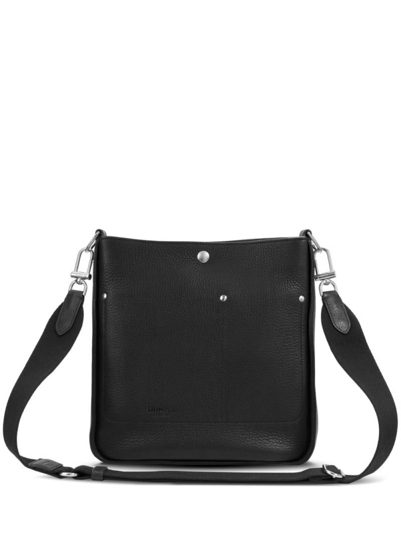 Shinola The Pocket grained-leather cross body bag - Black von Shinola