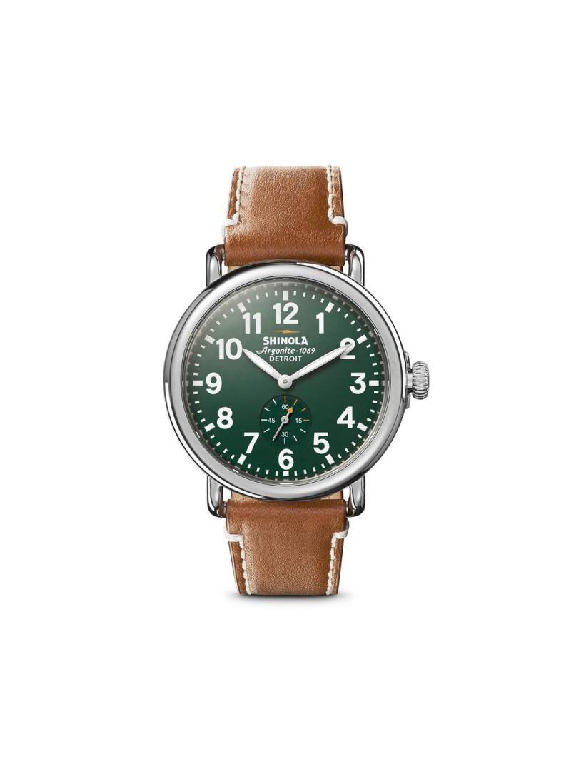 Shinola The Runwell 41mm - Green von Shinola