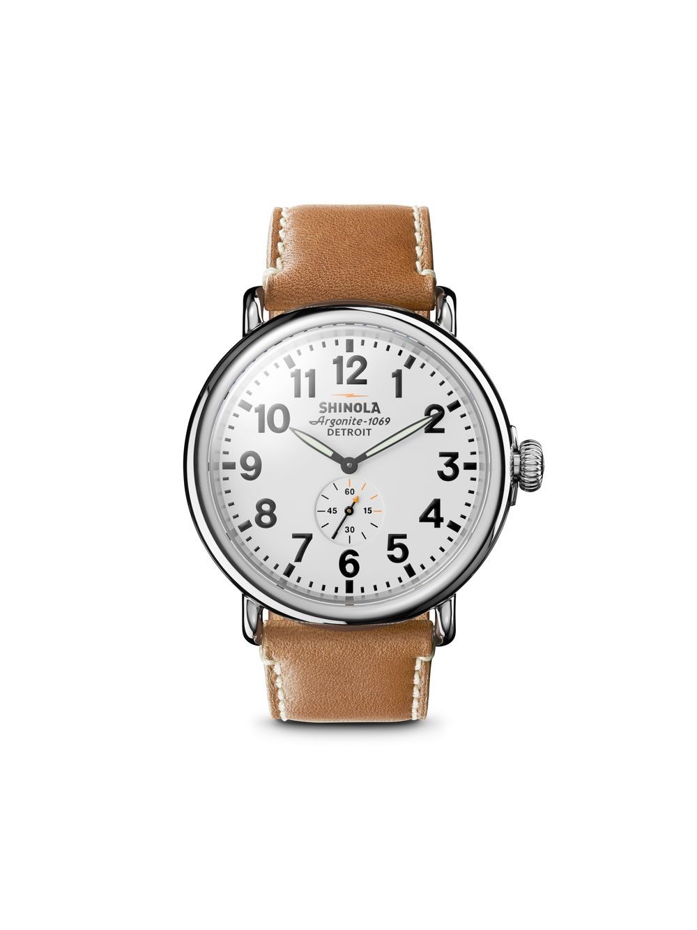 Shinola Runwell Sub Second 47mm - White von Shinola