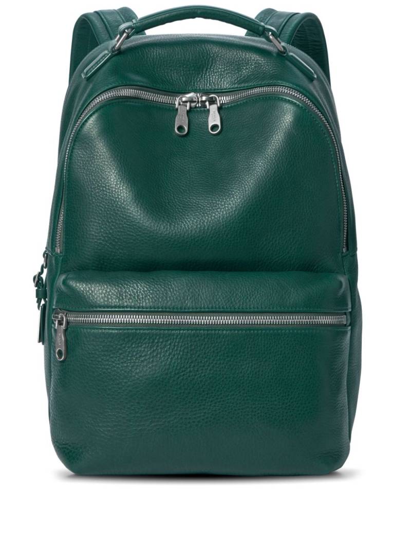 Shinola Runwell grained-leather backpack - Green von Shinola