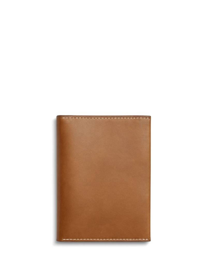 Shinola leather passport holder - Brown von Shinola