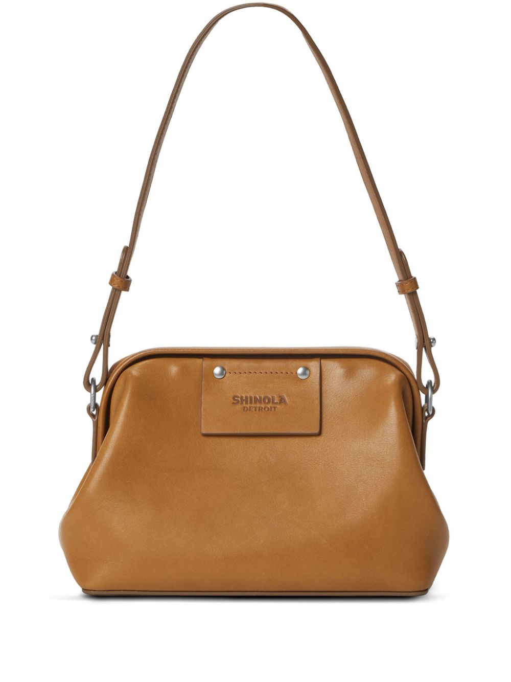 Shinola Rivet Frame shoulder bag - Brown von Shinola