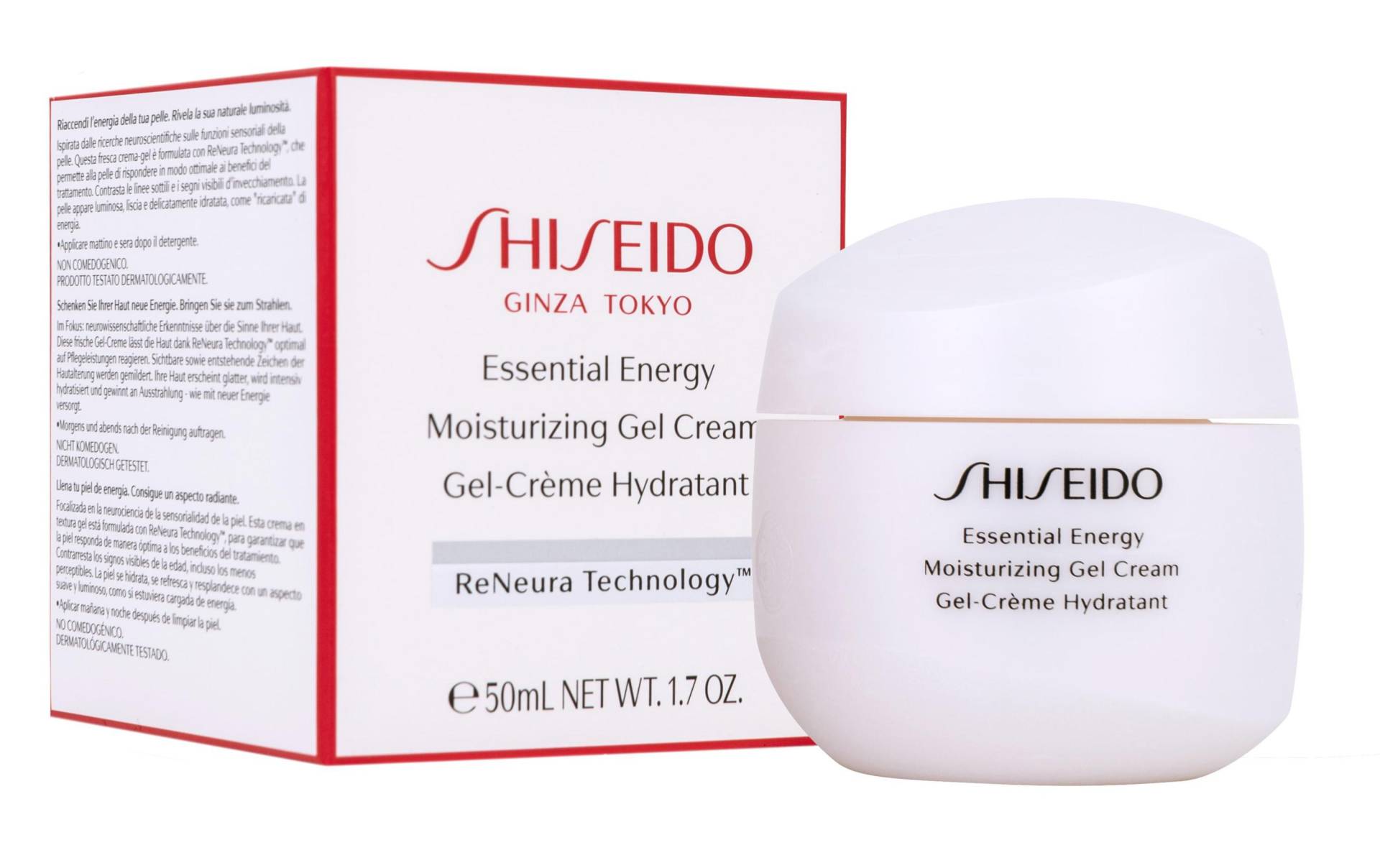 SHISEIDO Gesichtsgel »Cream Essential Energy 50 ml«, Premium Kosmetik von Shiseido