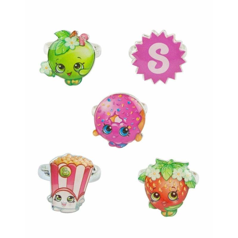 Ring Series 1 Set 5erpack Metall Damen Multicolor ONE SIZE von Shopkins