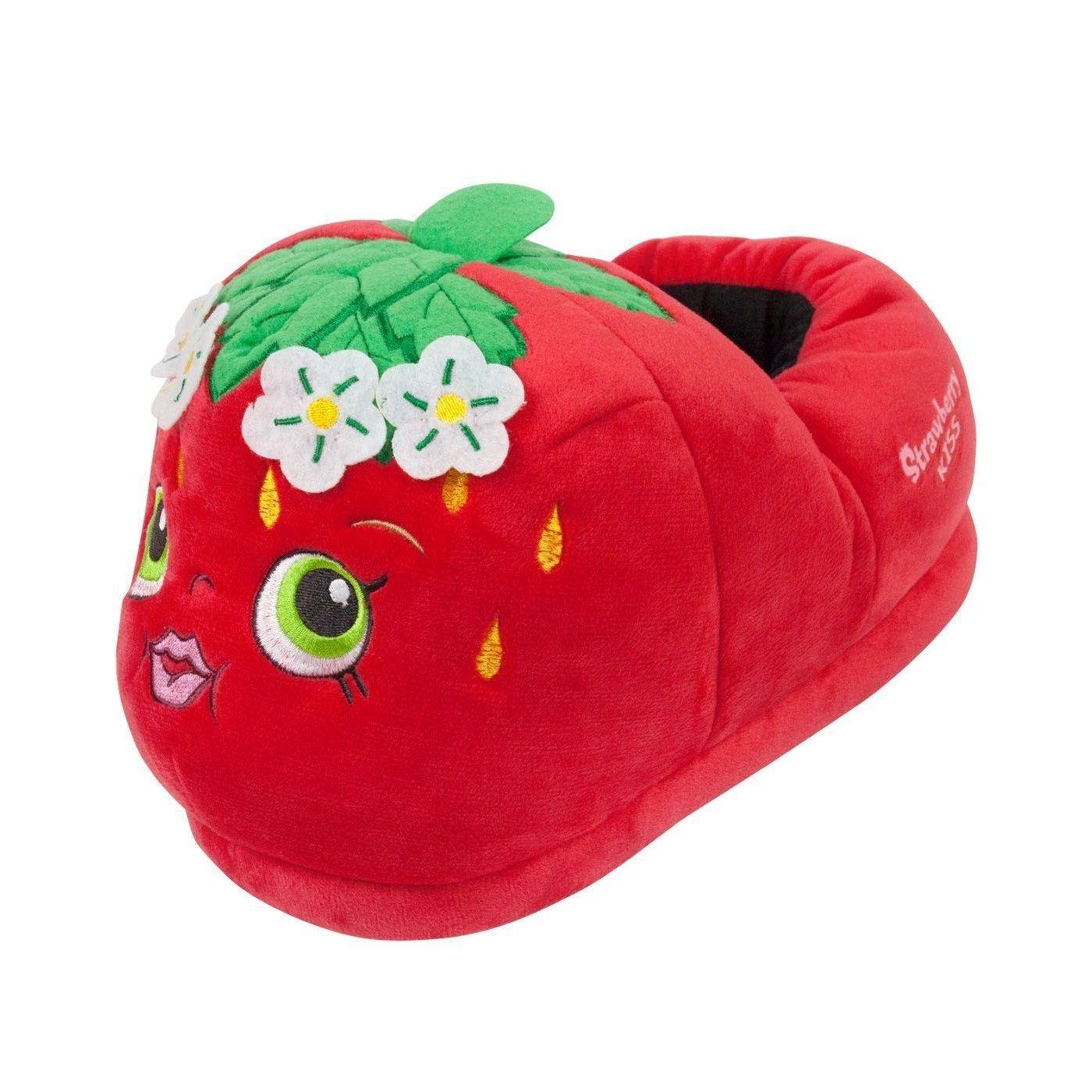 Shopkins - Erdbeer3DHausschuhe, für Damen, Rot Bunt, Größe 36/37 von Shopkins