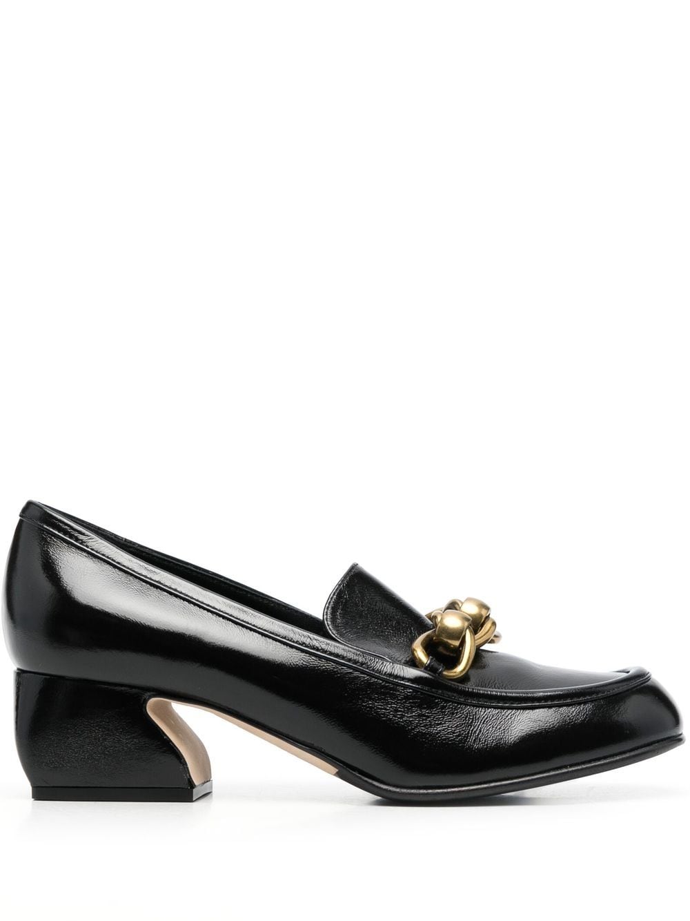 Si Rossi chain-link loafer pumps - Black von Si Rossi