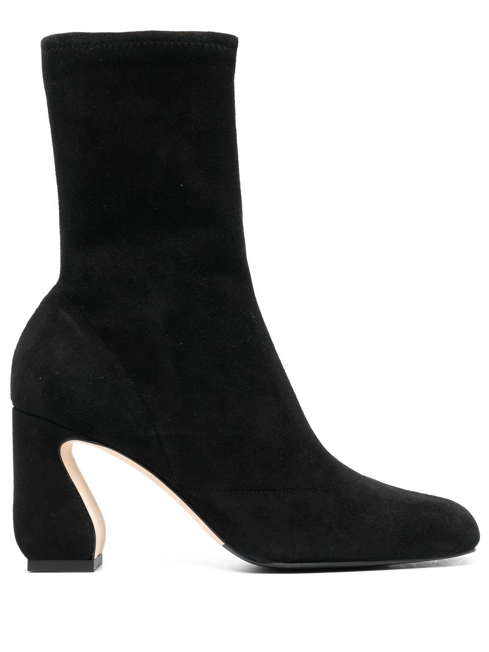 Si Rossi square-toe suede boots - Black von Si Rossi