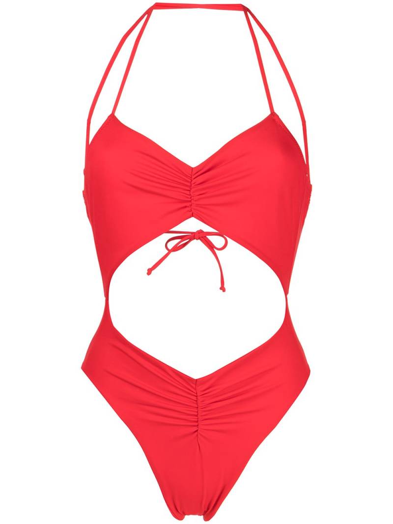 Sian Swimwear Carlotta cut-out swimsuit - Red von Sian Swimwear