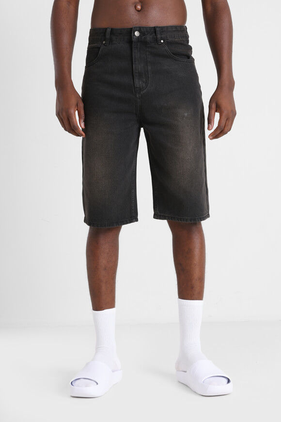 Sicko Jeans Bermudashorts | Gewaschen Schwarz | Herren  | 28 von Sicko