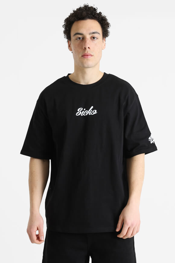 Sicko Oversize T-Shirt | Schwarz | Herren  | L von Sicko