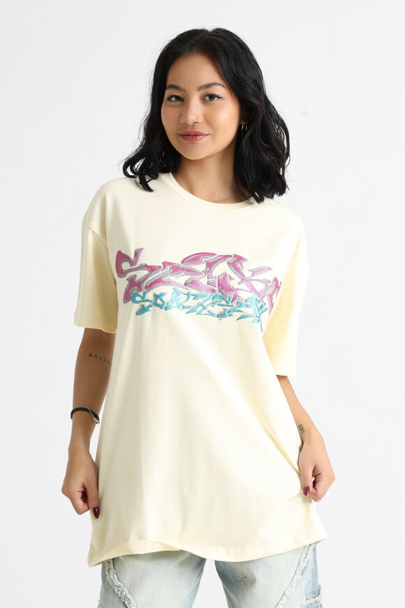 Sicko Oversize T-Shirt | Vanilla | Damen  | XS von Sicko