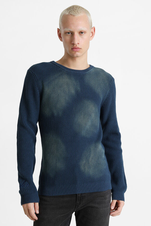 Sicko Strickpullover | Blau + Grün | Herren  | L von Sicko