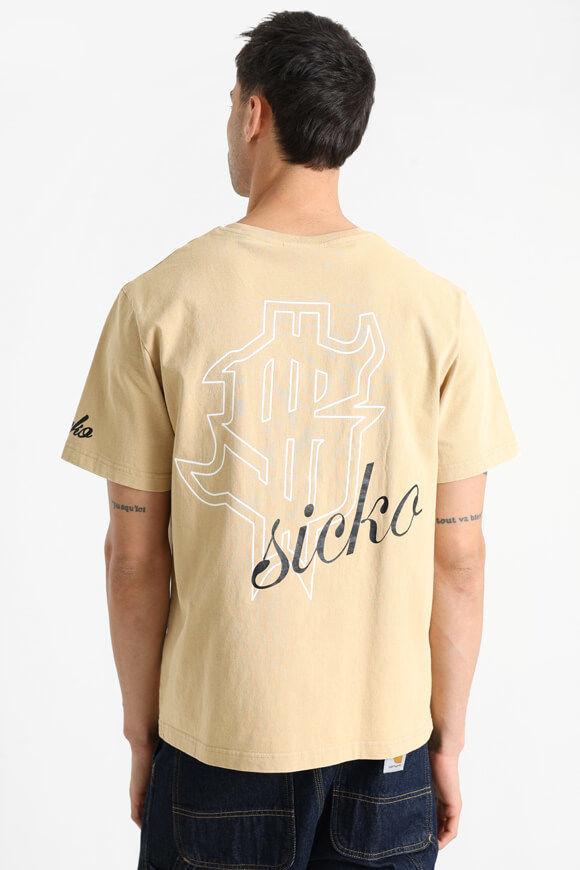 Sicko T-Shirt | Beige | Herren  | L von Sicko