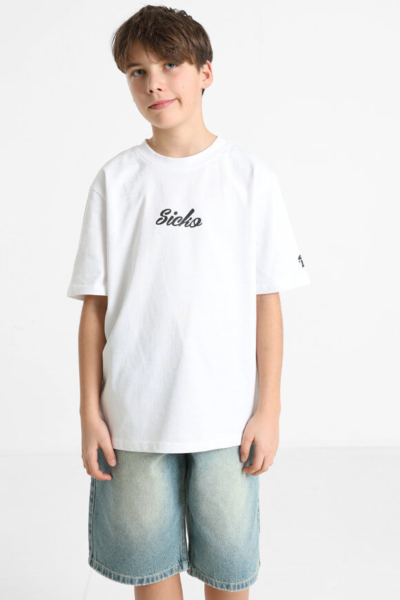 Sicko T-Shirt | Weiss | Jungen  | 10 von Sicko