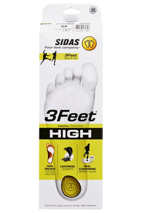 Sidas 3Feet Activ High Sohlen gelb von Sidas