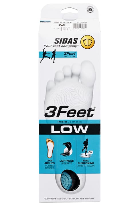 Sidas 3Feet Activ LOW Sohlen blau von Sidas