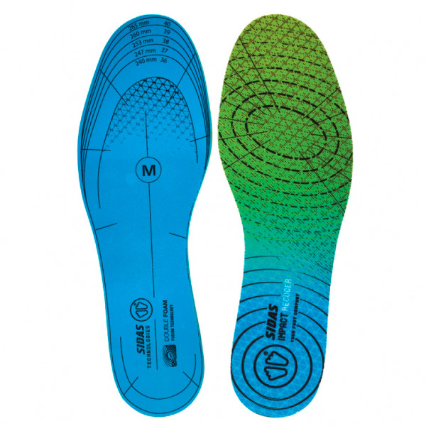 Sidas - Impact Reducer Dualfoam - Einlegesohle Gr 39-41 grün/blau Sidas - Impact Reducer Dualfoam - Einlegesohle Gr 39-41 grün/blau von Sidas
