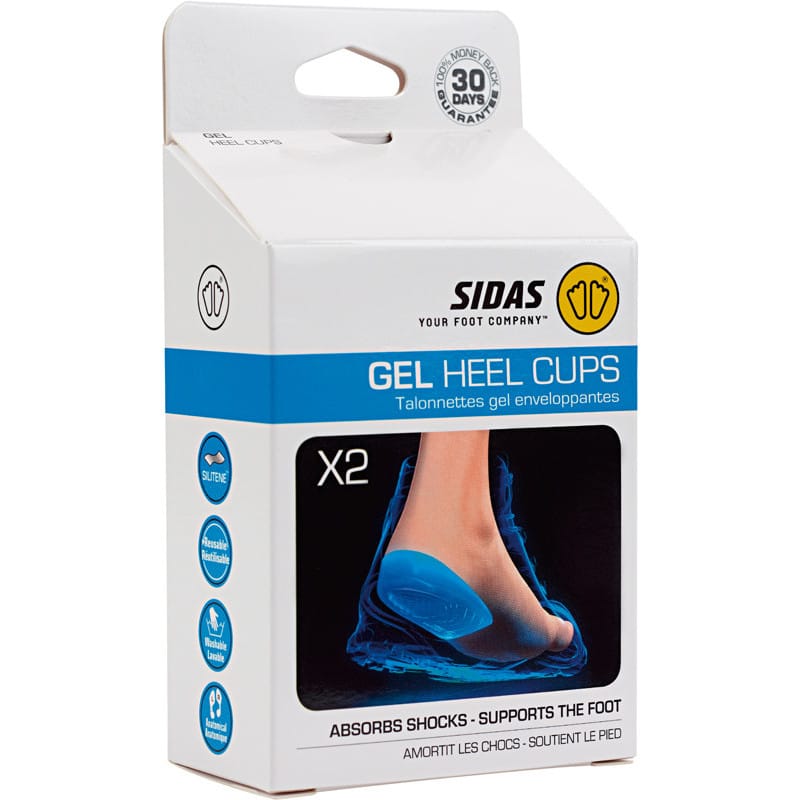 Sidas Talonnettes Enveloppantes En Gel  ( Gel Heel Cups )-L-XL L-XL von Sidas