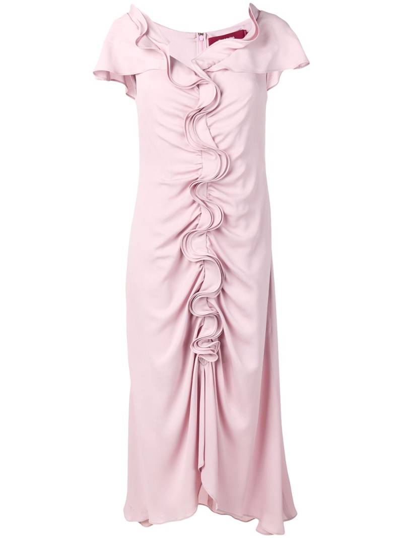 Sies Marjan ruffle flared dress - Pink von Sies Marjan