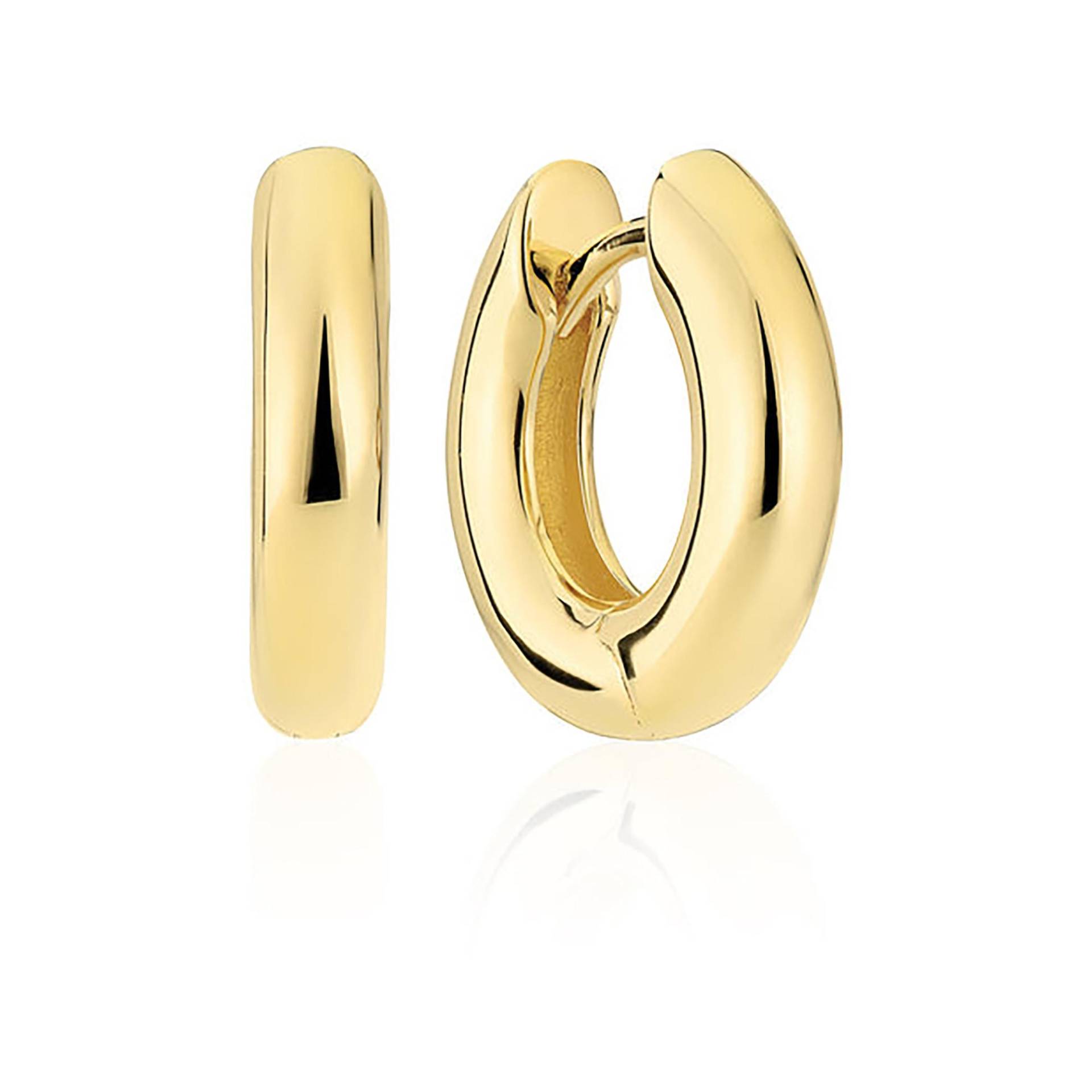 Creolen Damen Gold 15mm von Sif Jakobs