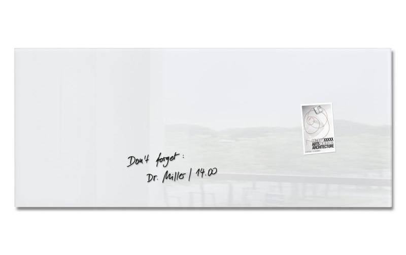 Sigel Magnettafel »Glassboard Artverum S 130 x 55 cm, Weiss« von Sigel