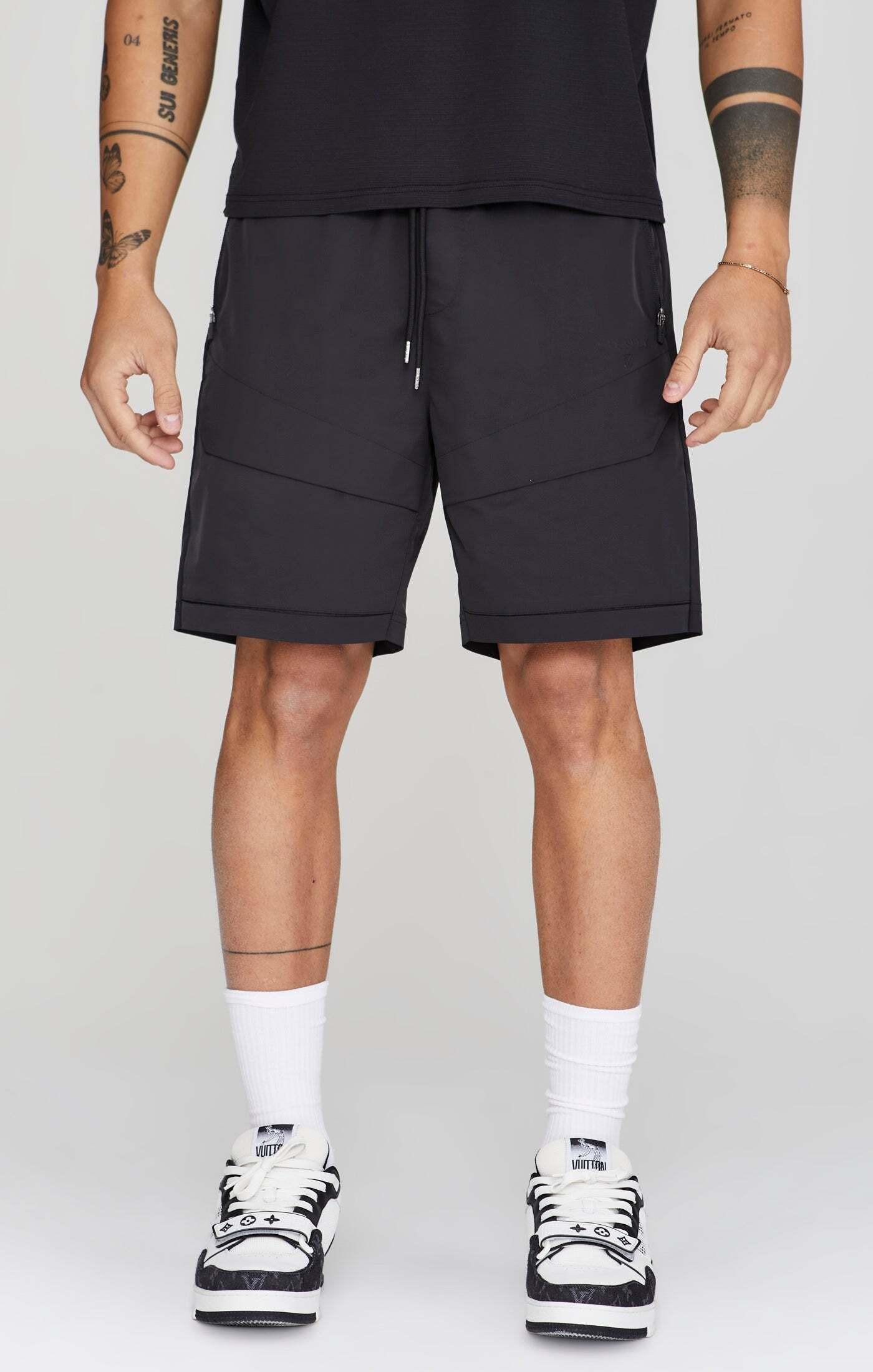 Sik Silk - Cargoshorts Cargo Shorts in Black, für Herren, Schwarz, Größe L von Sik Silk