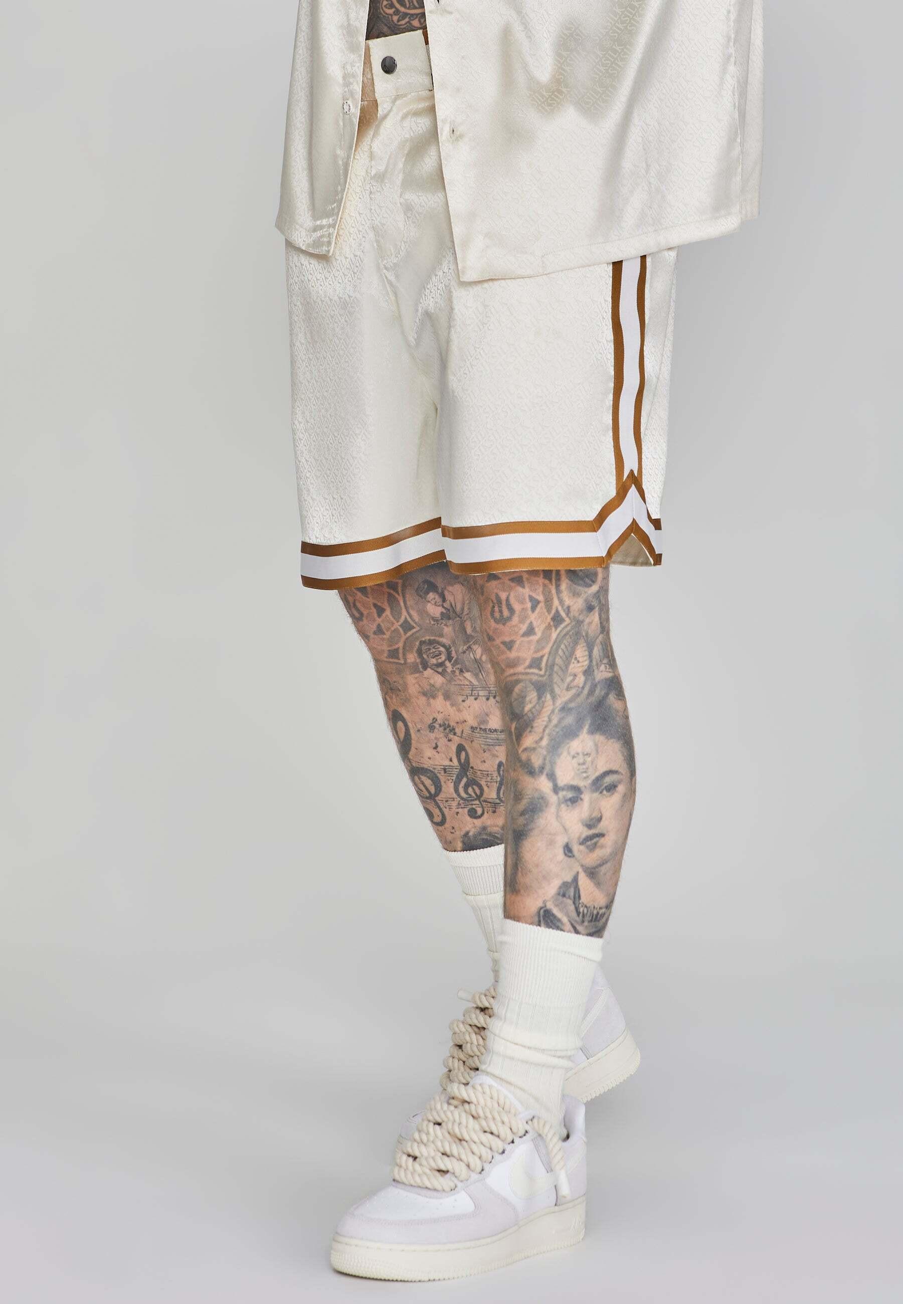 Shorts Resort Shorts In Ecru Herren Beige L von Sik Silk