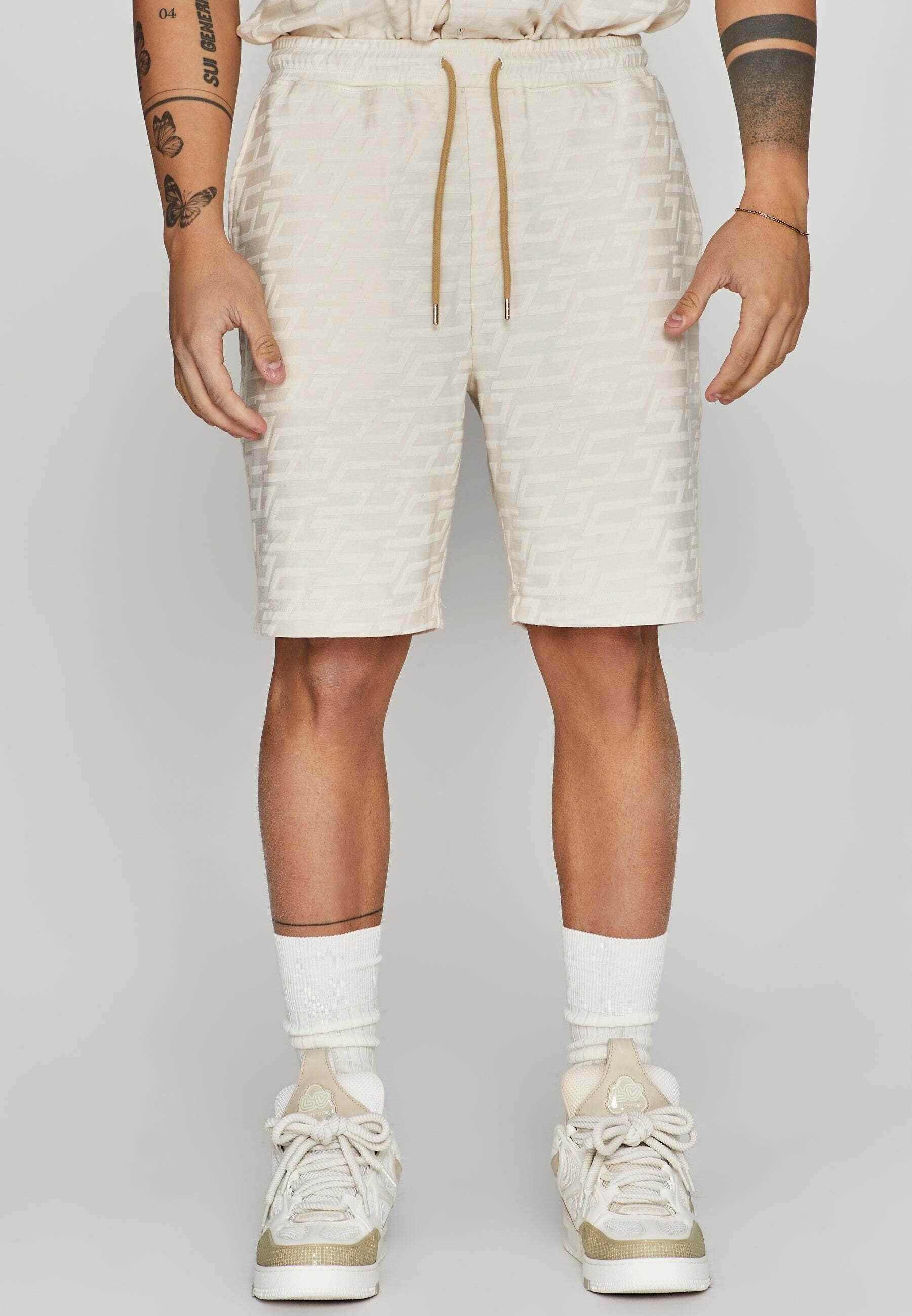 Sik Silk - Sweatshorts Towelling Shorts, für Herren, Beige, Größe M von Sik Silk