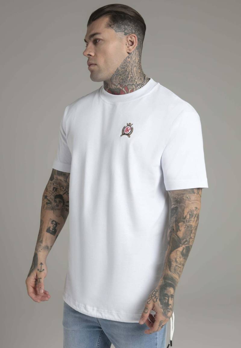 T-shirt Oversized T-shirt In White Herren Weiss M von Sik Silk