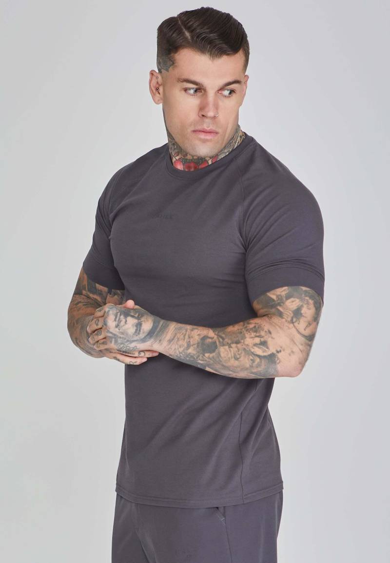 T-shirt Smart T-shirt In Dark Grey Herren Taubengrau L von Sik Silk