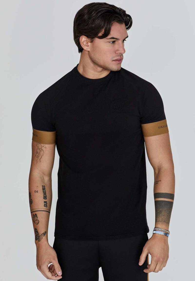 T-shirt Tech T-shirt Herren Schwarz S von Sik Silk