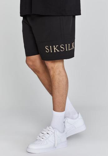 SikSilk Badehose Swim Shorts - schwarz (Grösse: L) von SikSilk