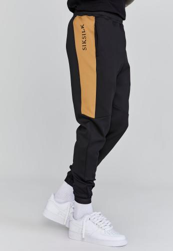 SikSilk Jogginghose Muscle Fit Joggers - schwarz (Grösse: L) von SikSilk