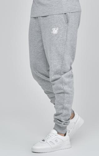 SikSilk Jogginghosen Essentials Joggers - grau (Grösse: L) von SikSilk