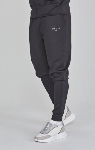 SikSilk Jogginghosen Essentials Poly Track Pants - schwarz (Grösse: L) von SikSilk