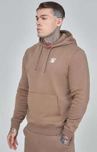 SikSilk Kapuzenpullover Essentials Overhead Hoodie - braun (Grösse: M) von SikSilk