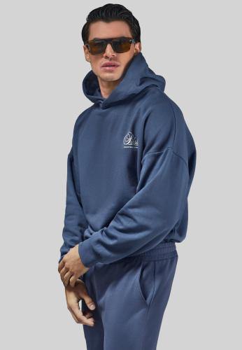 SikSilk Kapuzenpullover Graphic Hoodie - blau (Grösse: L) von SikSilk