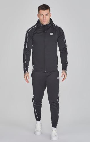 SikSilk Kleidungsset Hoodie and Joggers Set - schwarz (Grösse: L) von SikSilk