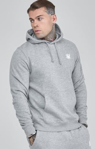 SikSilk Sweatjacken Essentials Overhead Hoodie - grau (Grösse: L) von SikSilk