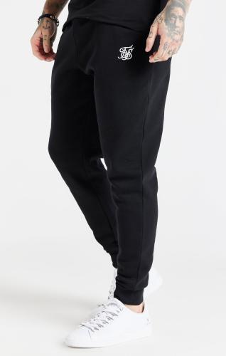 SikSilk Sweatpants Essential Cuffed Jogger - schwarz (Grösse: L) von SikSilk