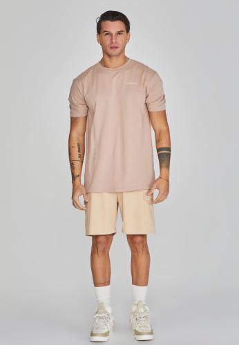 SikSilk T-Shirt Graphic T-Shirt - beige (Grösse: M) von SikSilk