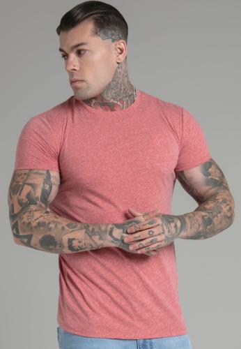 SikSilk T-Shirt Marl T-Shirt in Orange - orange (Grösse: L) von SikSilk