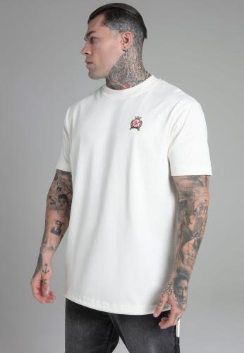 SikSilk T-Shirt Oversized T-Shirt in Ecru - beige (Grösse: L) von SikSilk