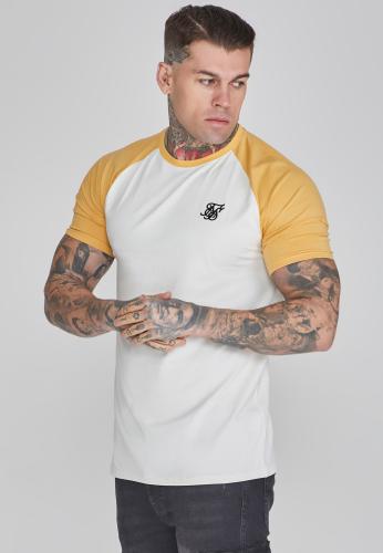 SikSilk T-Shirt Raglan T-Shirt - beige (Grösse: M) von SikSilk