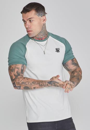 SikSilk T-Shirt Raglan T-Shirt - beige (Grösse: S) von SikSilk