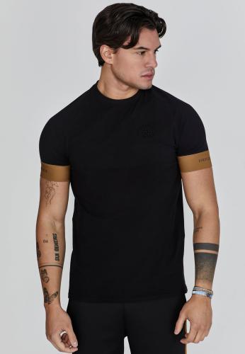 SikSilk T-Shirt Tech T-Shirt - schwarz (Grösse: M) von SikSilk