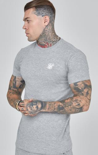 SikSilk T-Shirts Essentials T-Shirt - grau (Grösse: L) von SikSilk