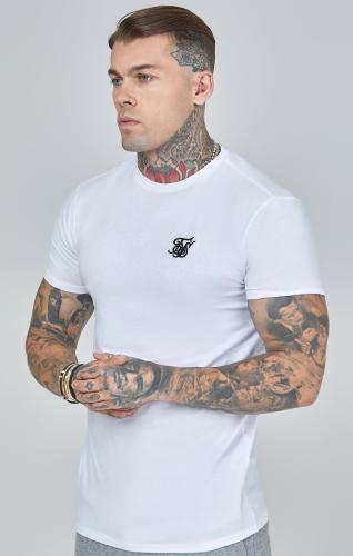 SikSilk T-Shirts Essentials T-Shirt - weiss (Grösse: M) von SikSilk