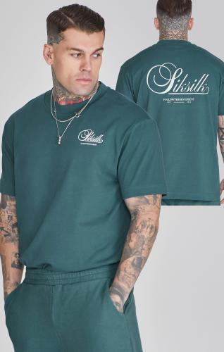 SikSilk T-Shirts Graphic T-Shirt - grün (Grösse: M) von SikSilk